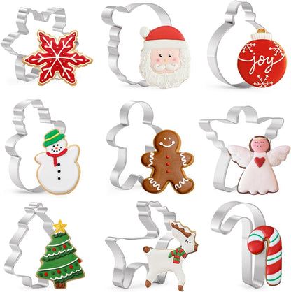 Christmas Cookie Cutter Set – 20 Pcs Holiday Shapes for Baking