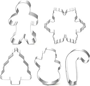 Christmas Cookie Cutter Set – 20 Pcs Holiday Shapes for Baking