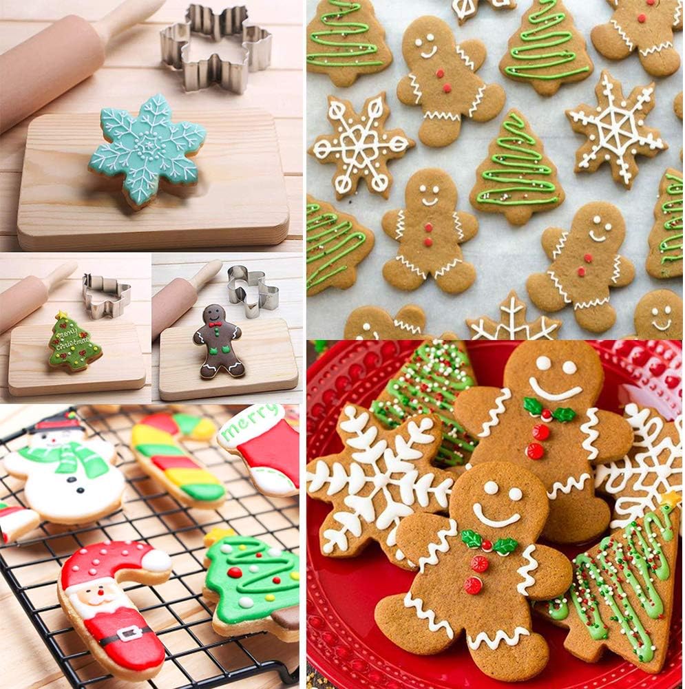 Christmas Cookie Cutter Set – 20 Pcs Holiday Shapes for Baking
