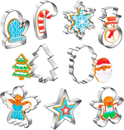 Christmas Cookie Cutter Set – 20 Pcs Holiday Shapes for Baking