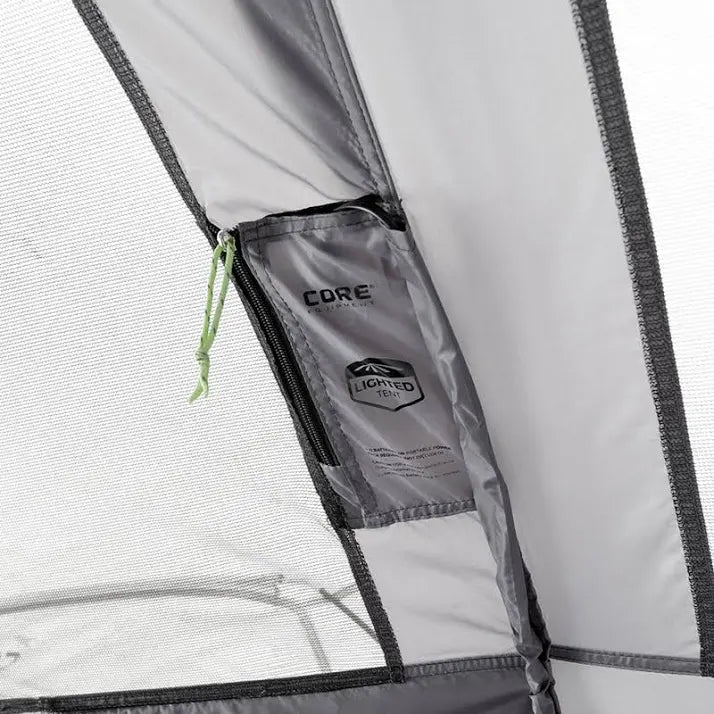 Core Instant Cabin Tent for 9 People - 14' x 9', Green (Model 40008)